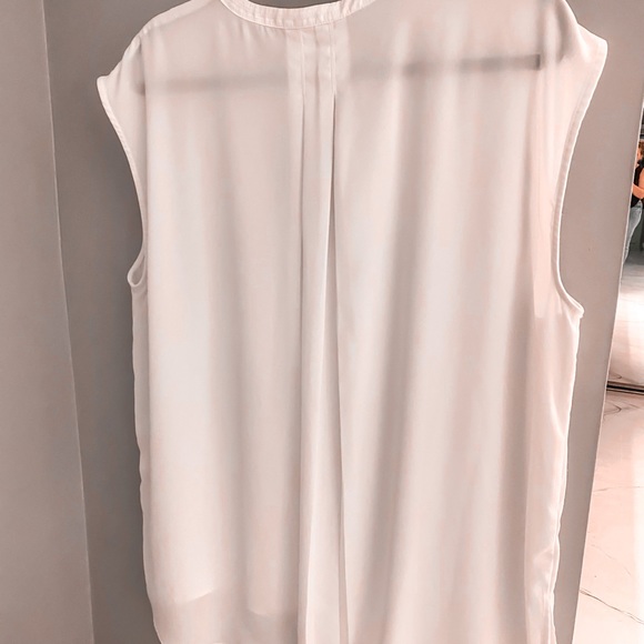 THE LIMITED SHEER WHITE BLOUSE SIZE XL! BEAUTIFUL SLEEVELESS TOP! - Picture 6 of 6